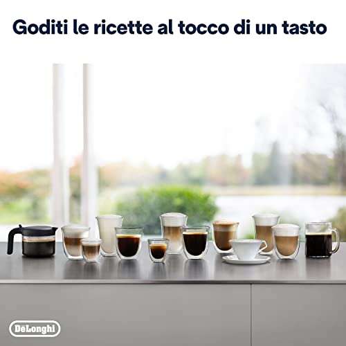 De'Longhi Dinamica Plus Perfetto ECAM372.95.TB, Macchina Automatica per Caffè in Chicchi