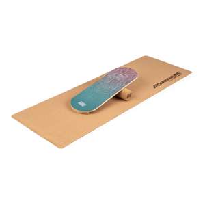 BoarderKING Indoorboard Classic | Tavola di Equilibrio per Surf e Skate Indoor (con accessori)