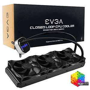 Cooler ad Acqua EVGA CLC 360mm All-In-One con RGB e 3 Ventole FX12 120mm