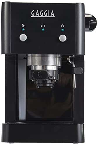 Gaggia GG2016 Macchina per il caffè espresso manuale - [1025 W, 1L, colore nero]