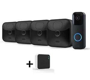 Bundle Blink Outdoor [4 videocamere + Blink Video Doorbell, senza fili]
