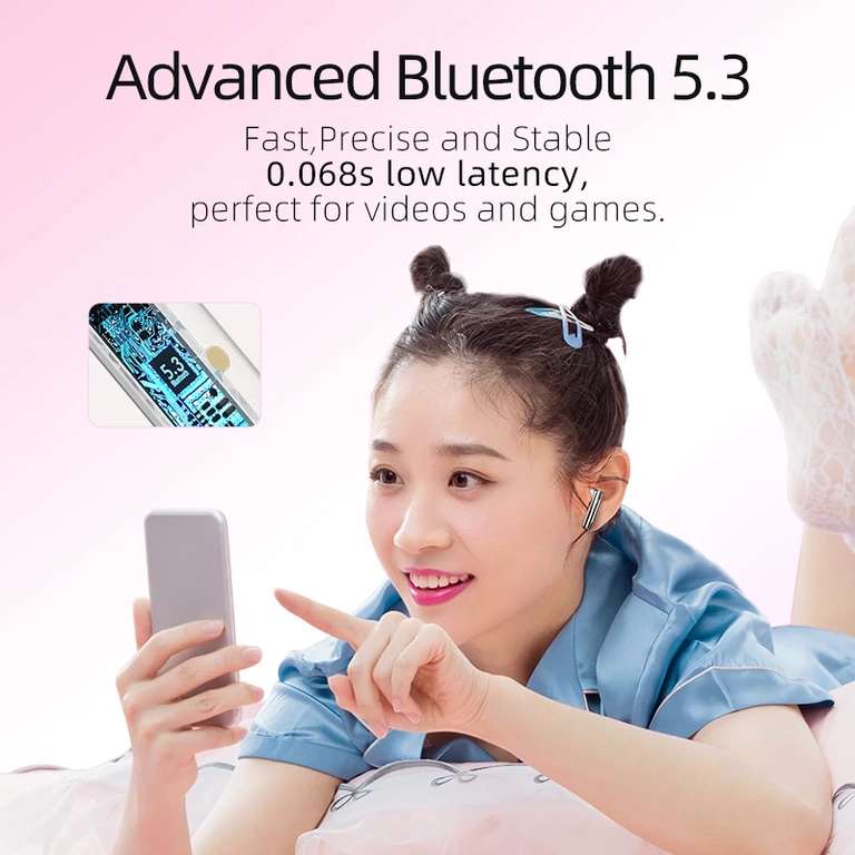 Nuovi QCY T21 FairyBuds auricolari Bluetooth 5.3