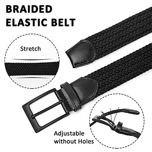 2 Cinture elastiche in tessuto stretch - [taglia L]
