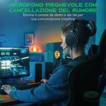 Black Shark Cuffie Gaming [PC, PS4, PS5, Switch, 7.1] suono Surround Spaziale