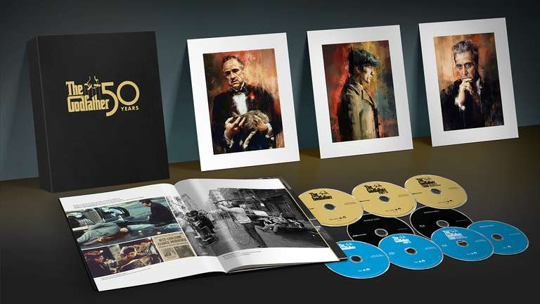 Il Padrino Trilogia - Edizione 50º Anniversario (4 4K Ultra-HD + 5 Blu-ray)(Collectors Edition) (9 Blu Ray)