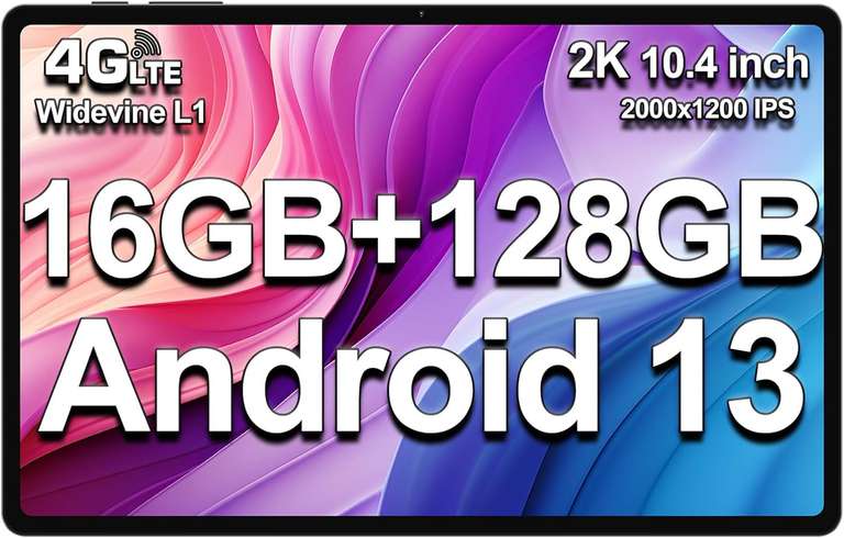 Tablet TECLAST T40HD Android | 10.4" Octa-Core [8+8GB RAM\128GB ROM, Dual SIM, 13MP, TF 1TB]
