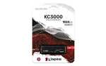 SSD Kingston KC3000 [1024 GB PCIe 4.0 NVMe M.2, 7000-6000 Mb/s, PS5 compatibile]