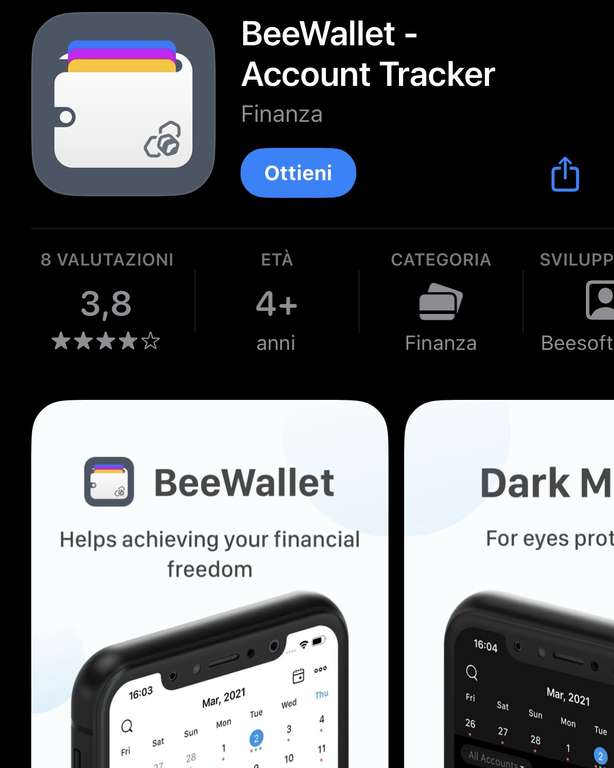 [iOS] BeeWallet - account Tracker