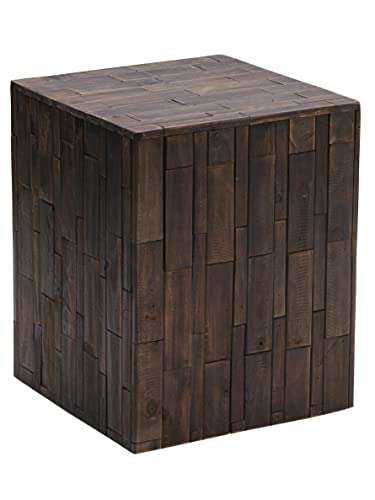 Amazon Aware Sgabello Tami quadrato per esterni in legno riciclato [color cacao]