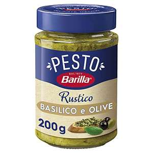 Barilla Sugo Pesto Rustico Basilico e Olive, 200 g