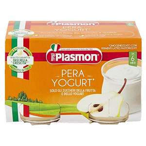 Plasmon Omogeneizzato Pera Yogurt - [24 vasetti da 120g]