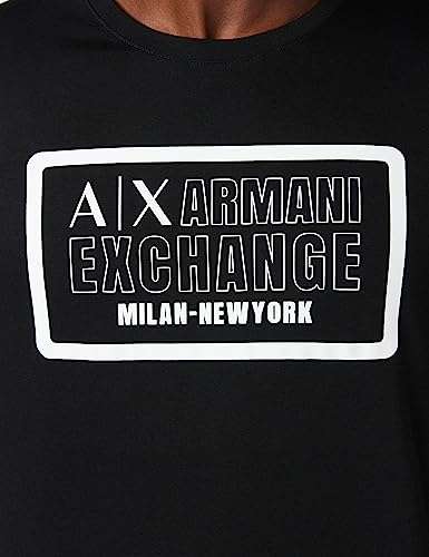 Armani Exchange Regular Fit Box Logo T-Shirt Uomo