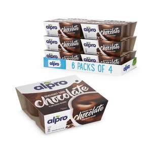 Alpro dessert 100% vegetale al gusto cioccolato fondente (6 confezioni da 4x125 g)