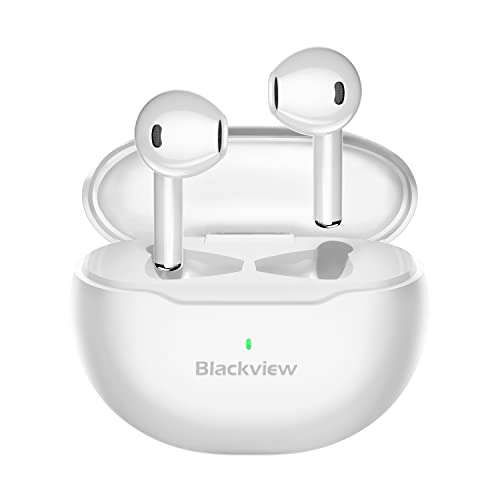 Blackview Cuffie Bluetooth AirBuds 5.3 [Wireless, IP7, cancellazione del rumare]