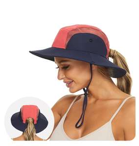 Cappello da pescatore estivo donna | In rete traspirante (vari colori, taglia 56-60 cm)