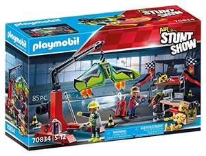 Playmobil Air Stunt Show Officina Riparazioni con Gru,