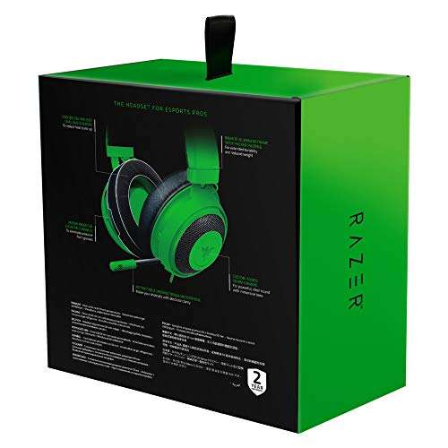 Cuffie Razer Kraken Gaming Headset [PC, PS4, Xbox One + Switch, Jack da 3,5 mm]
