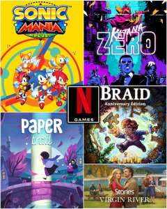 [Abbonati Netflix] Sonic Mania Plus, Katana ZERO, Braid: Anniversary Edition, Paper Trail, Netflix Stories: Virgin River - Gratis su mobili