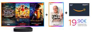 Sky Tv + Netflix+ Sky Cinema con Paramount + [+ buono Amazon da 50€] a 19.9€