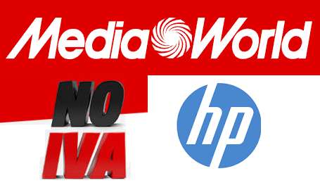 Mediaworld - Promozione No IVA HP (Pari ad uno sconto del 18,04%)