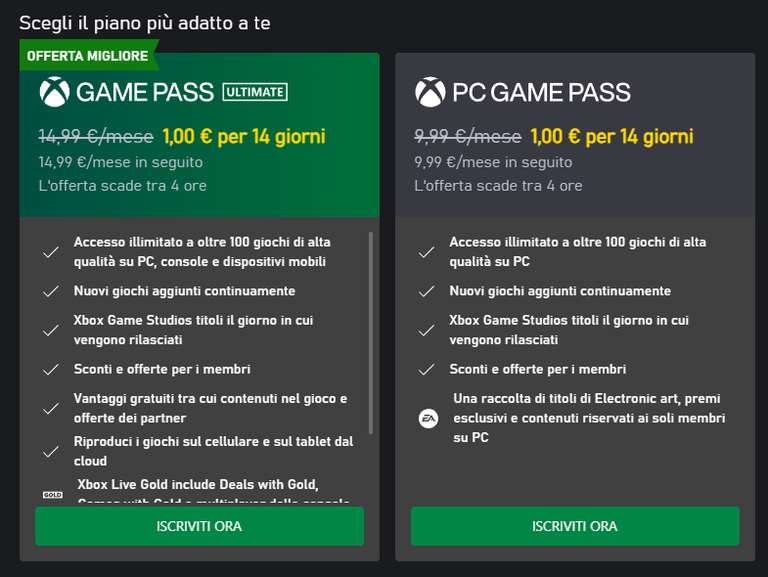 [PC, Xbox] Game Pass Ultimate 14 Giorni 1€ [Nuovi Account]