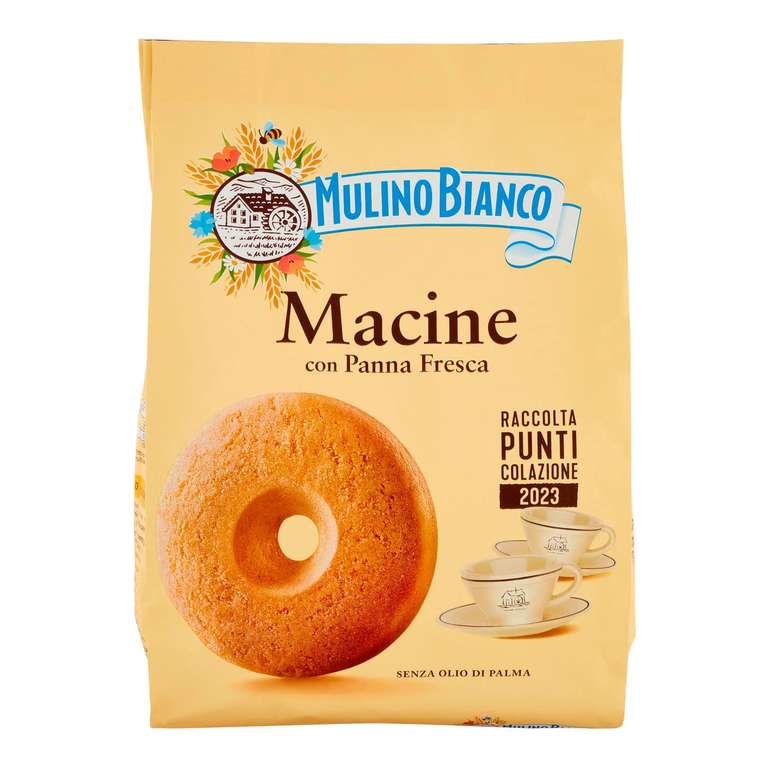 Mulino Bianco Biscotti Frollini Macine con panna fresca