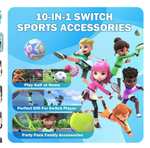 Kit Accessori Sportivi 10 in 1 per | Nintendo Switch OLED (compatibile)
