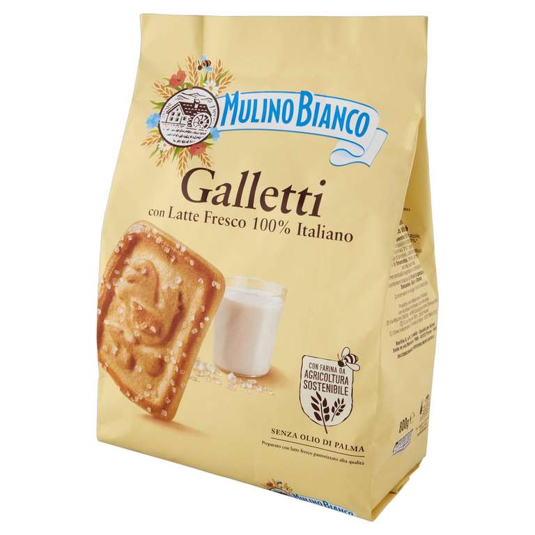 Mulino Bianco Biscotti Frollini Galletti | 800g