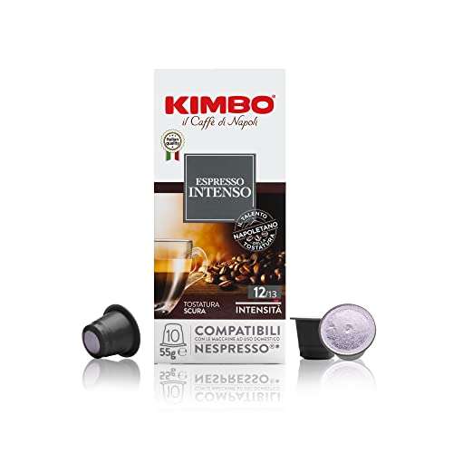 Kimbo Intenso [100 Capsule, Intensità 12/12]