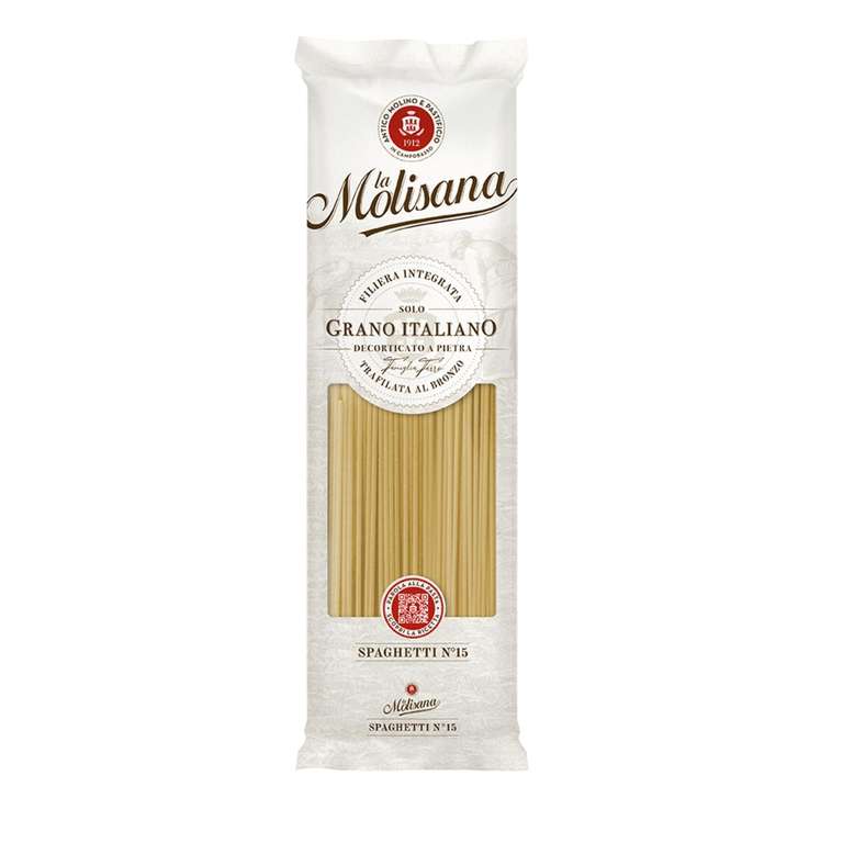 La Molisana 3 tipi di Pasta da 0.71€ [ Spaghetti, Mezzi rigatoni e Spaghetti quadrati Pack da 500gr]