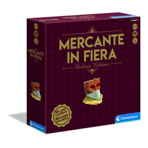 Clementoni - Mercante in Fiera Deluxe Edition Giochi da Tavolo