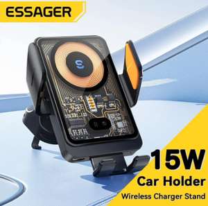 Essager Qi caricabatterie Wireless supporto per telefono da auto [15 W]
