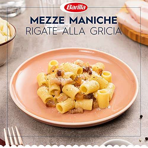 Barilla Pasta Mezze Maniche Rigate [500g]