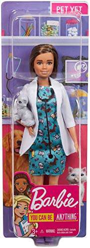 Barbie - Carriere Bambola Veterinaria - [con gattino e accessori]