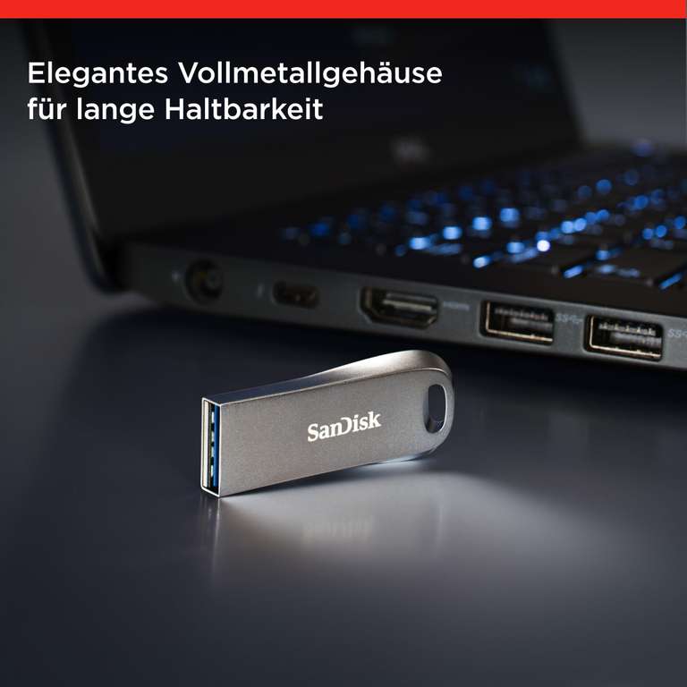 SanDisk [512GB Ultra Luxe Unità flash, USB 3.2]