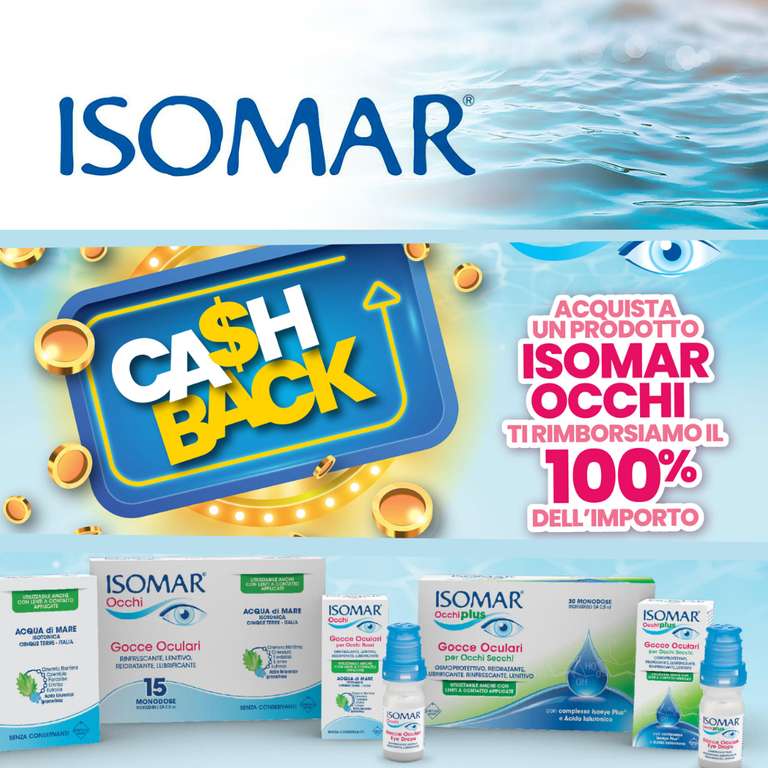 Isomar Occhi | Cashback Gocce Oculari