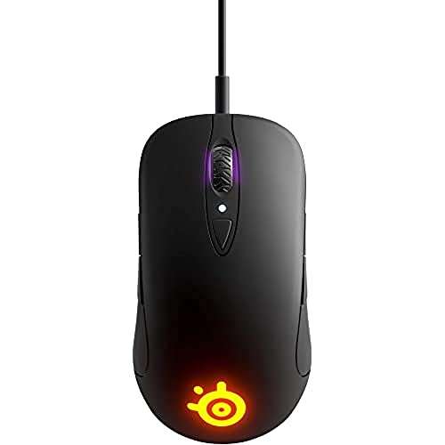 SteelSeries Sensei Ten Mouse da Gaming, Sensore Ottico Truemove Pro da 18.000 CPI, Design Ambidestro, 8 Pulsanti Programmabili,