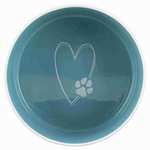 Ciotola in Ceramica TRIXIE Pet's Home| 0,8 l, ø 16 cm, (verde acqua e bianco)