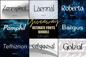[PC, Mac] 100 Ultimate Fonts Bundle GRATIS (100 fantastici font)