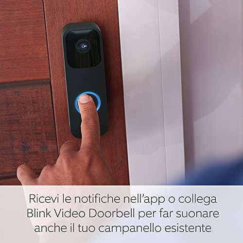 Blink Video Doorbell [ Campanello Video 1080P compatibile con Alexa ]