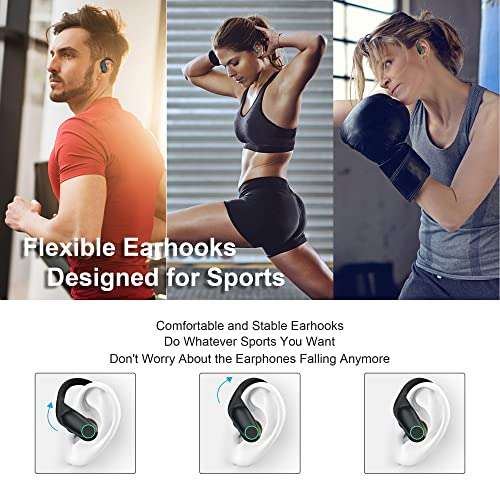 Cuffie Bluetooth Sport Auricolari Wireless [Bluetooth 5.1]