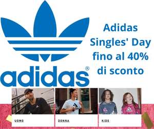 Adidas Singles' Day fino al 40% di sconto