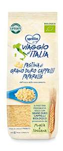 Mellin Viaggio d'Italia, Pastina Di Grano Duro Cappelli Bio, Paperelle - 8 Confezioni Da 320 gr