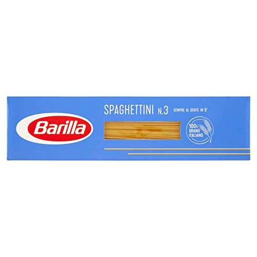 Barilla Pasta Spaghettini N.3 di Semola di Grano Duro, 500g