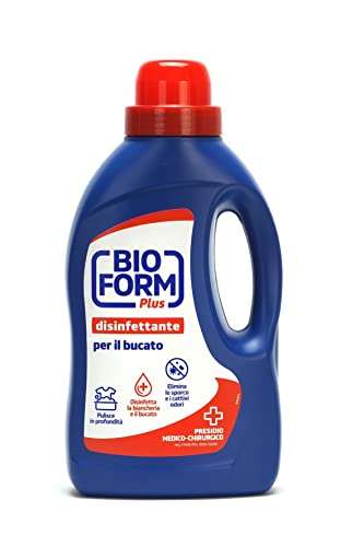 Bioform Plus P.M.C. Additivo Disinfettante Liquido per bucato, 1500 ml