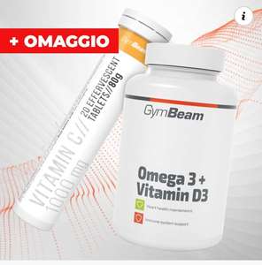 Omega 3 + Vitamina D3 - GymBeam + OMAGGIO