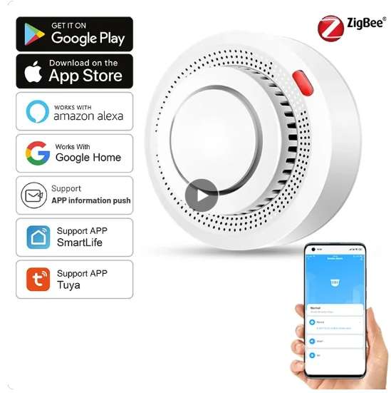 (Zigbee) Tuya - Rilevatore di fumo Smart WiFi (Nuovi account, serve uno nuovo...)
