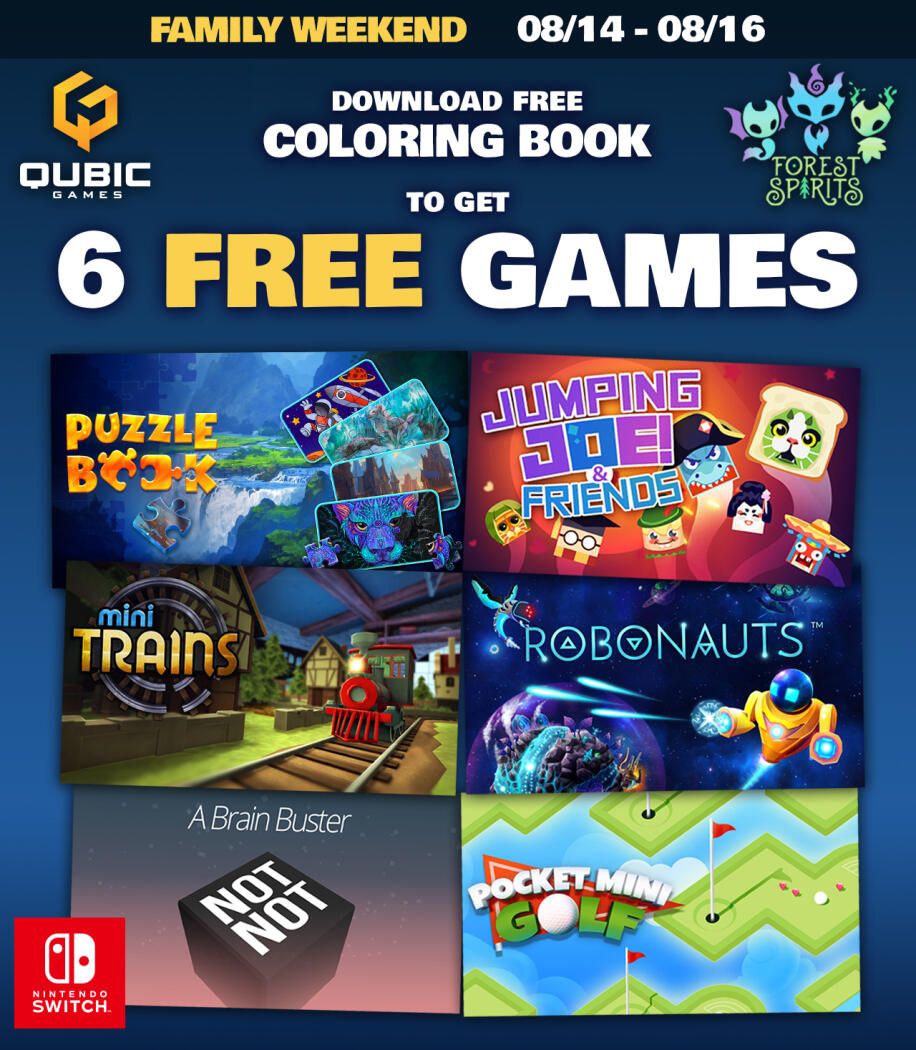 Download 6 Giochi gratis Nintendo Switch Scaricando Colouring Book ...
